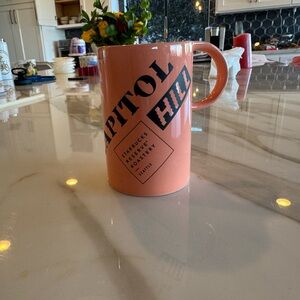 Starbucks Capitol Hill Seattle Coral Mug